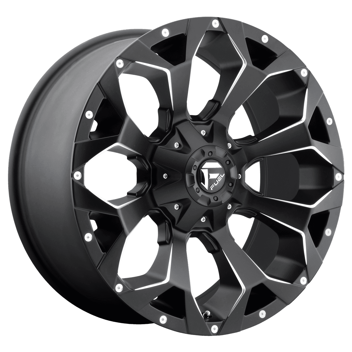 Fuel UTV D546 ASSAULT D5461470A544 - D546 14X7 4X156 MT-BLK-MIL 13MM