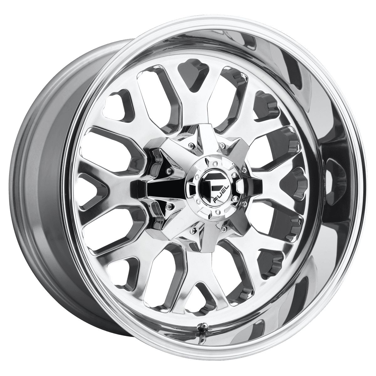 Fuel 1PC D586 TITAN D58620201747 - D586 20X12 8X170 HL-POLISH -43MM