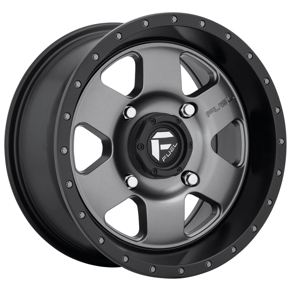 Fuel UTV D619 PODIUM D6191570A644 - D619 15X7 4X137 MT-GNMTL-BBR 13MM