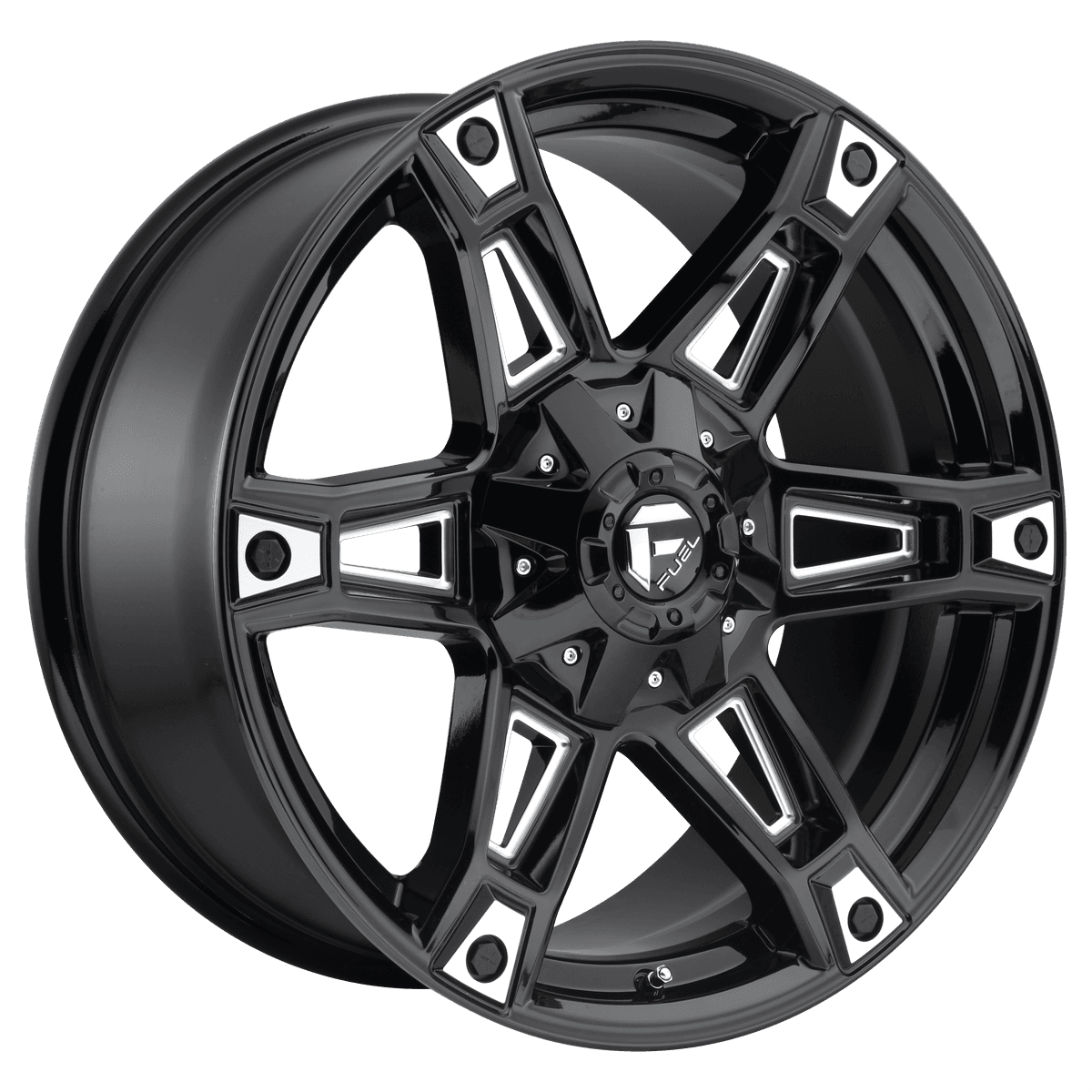 Fuel 1PC D622 DAKAR D62220909850 - D622 20X9 6X135/5.5 GL-BLK-MIL 01MM