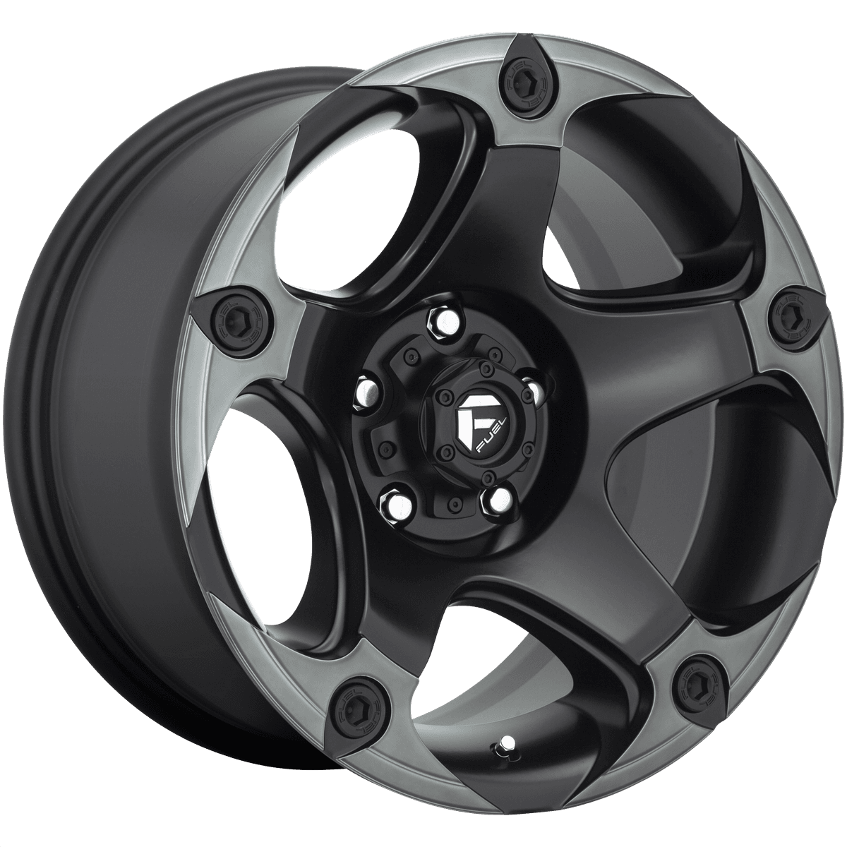 Fuel 1PC D685 MENACE D68517908445 - D685 17X9 6X5.5 MT-BLK-DDT -12MM