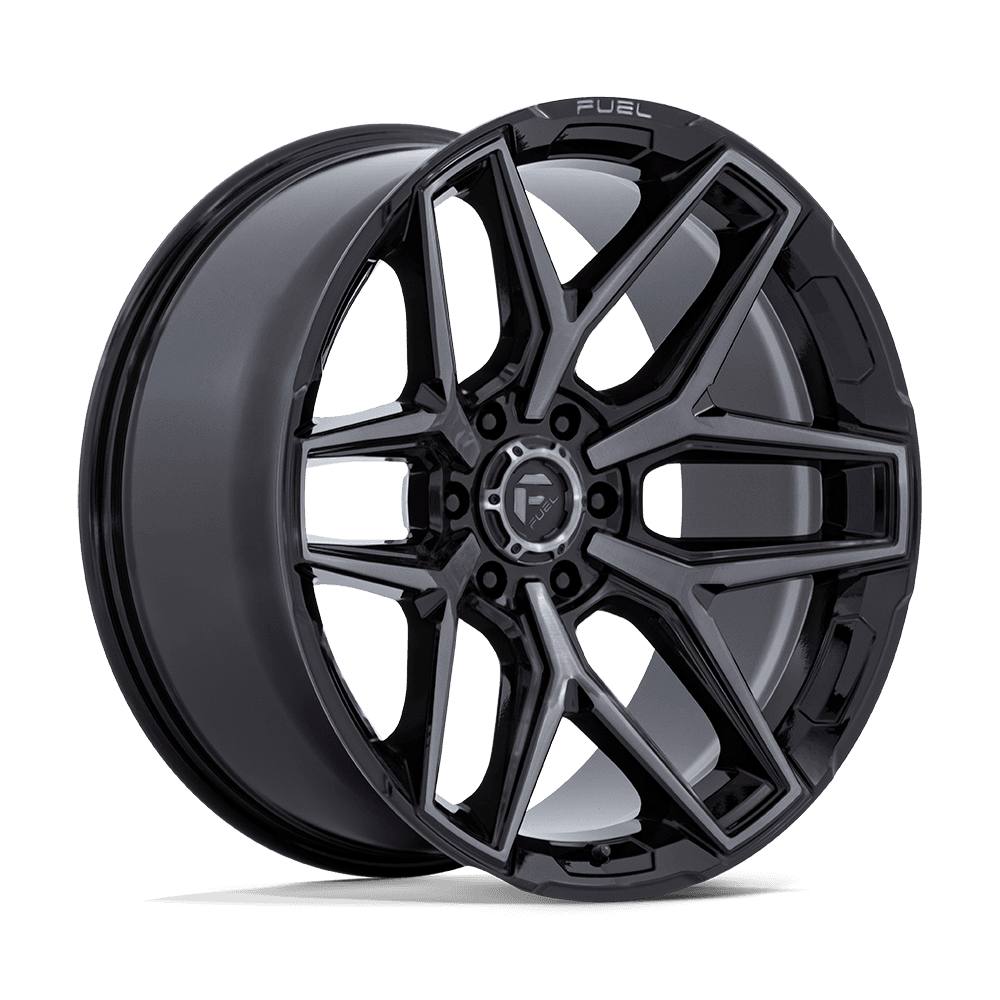 Fuel 1PC FLUX FC854BT20906801 - D854 20X9 6X5.5 G-BLK GTCC 1MM