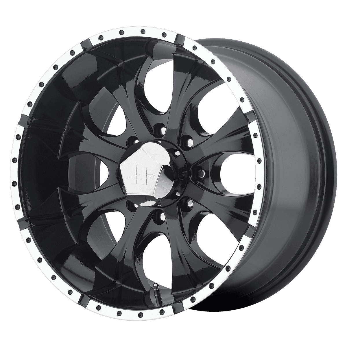 Helo HE791 MAXX HE7916880300 - HE791 16X8 8X6.5 G-BLK MACH 00MM