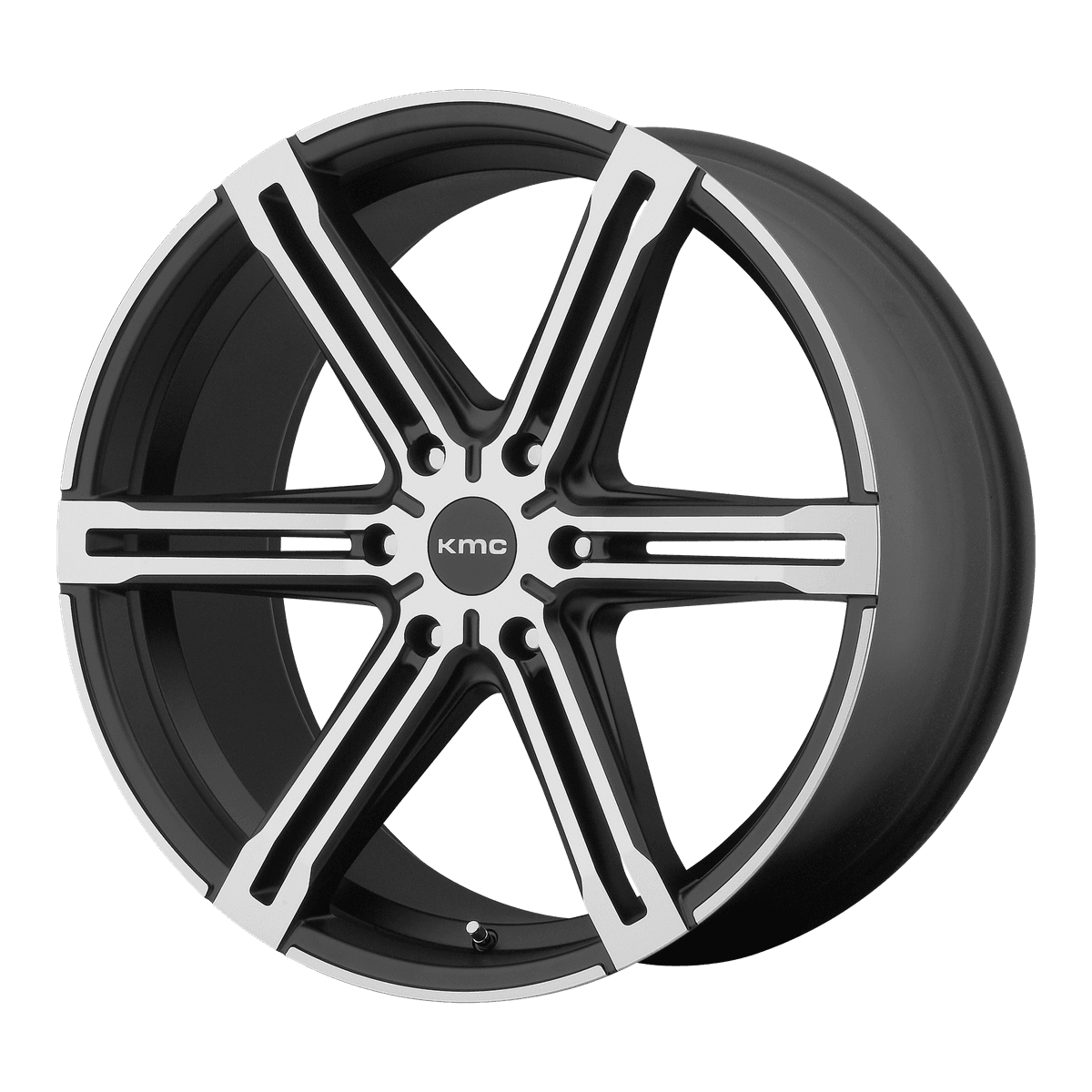 KMC KM686 FACTION KM68622968715 - KM686 22X9.5 6X5.5 S-BLK MACH 15MM