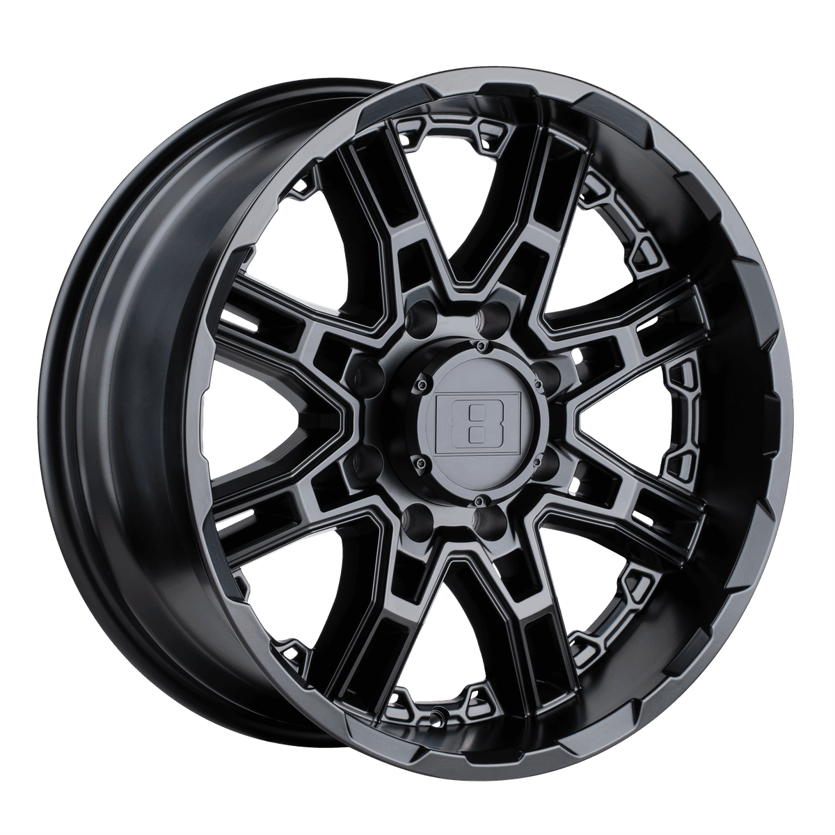 Level 8 SLINGSHOT 2010LST006135M87 - LELST 20X10 6X135 M-BLK 0MM
