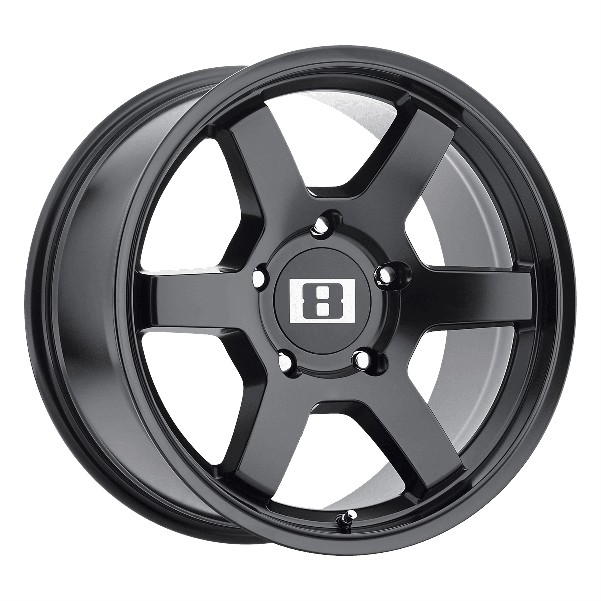 Level 8 MK6 1780MK6006114M71 - LEMK6 17X8 6X4.5 M-BLK 00MM