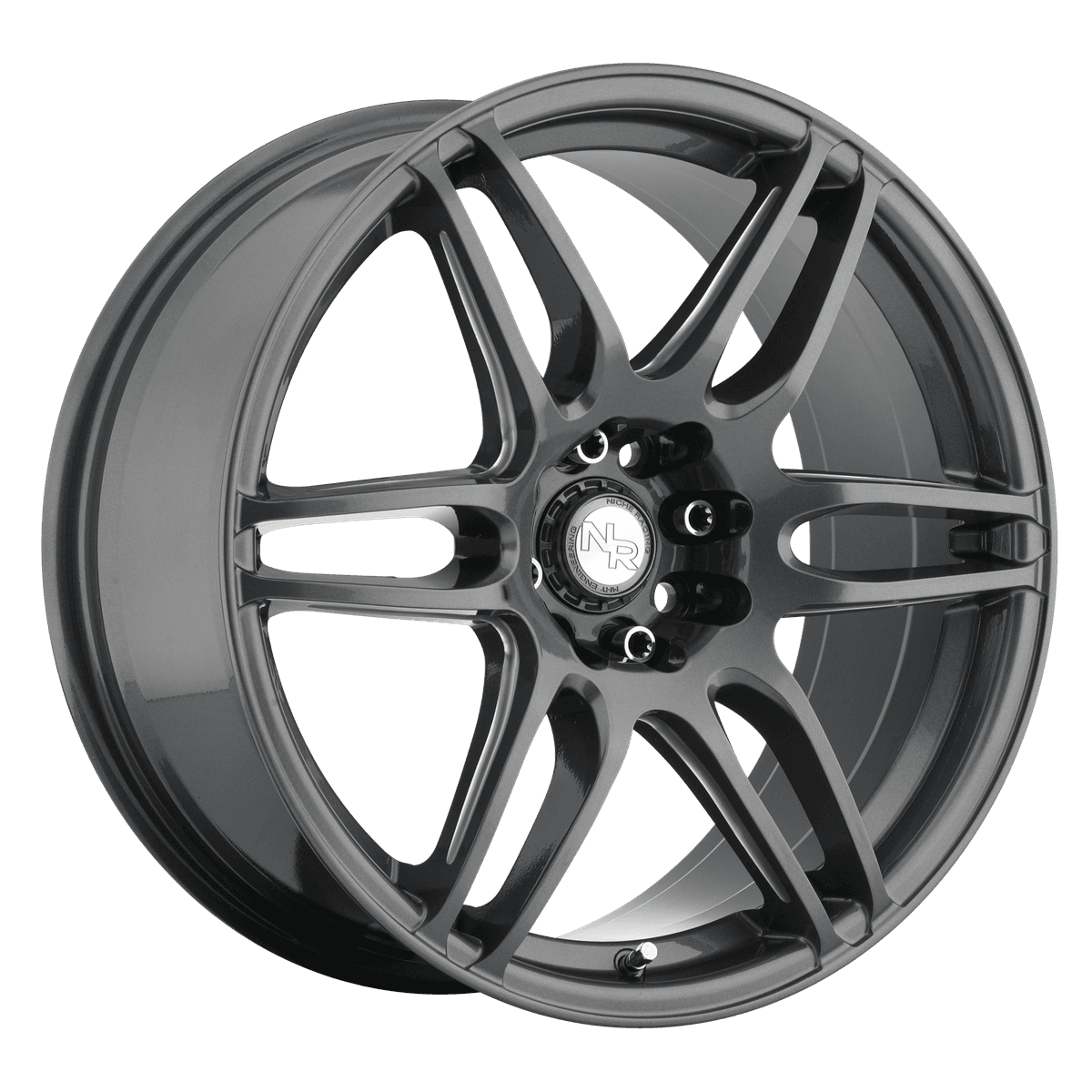 Niche 1PC M105 NR6 M105188002+40 - M105 18X8 5X4.25/4.5 MT-GNMTL 40MM