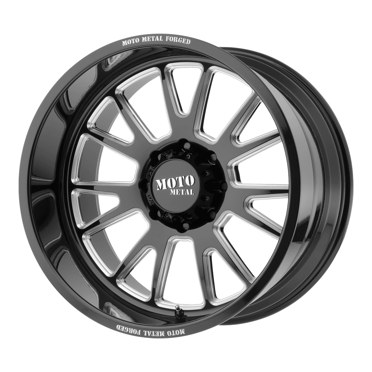 Moto Metal MO401 MO40120400M976N - MO401 20X14 BLANK G-BLK MILL -76MM (108-155)