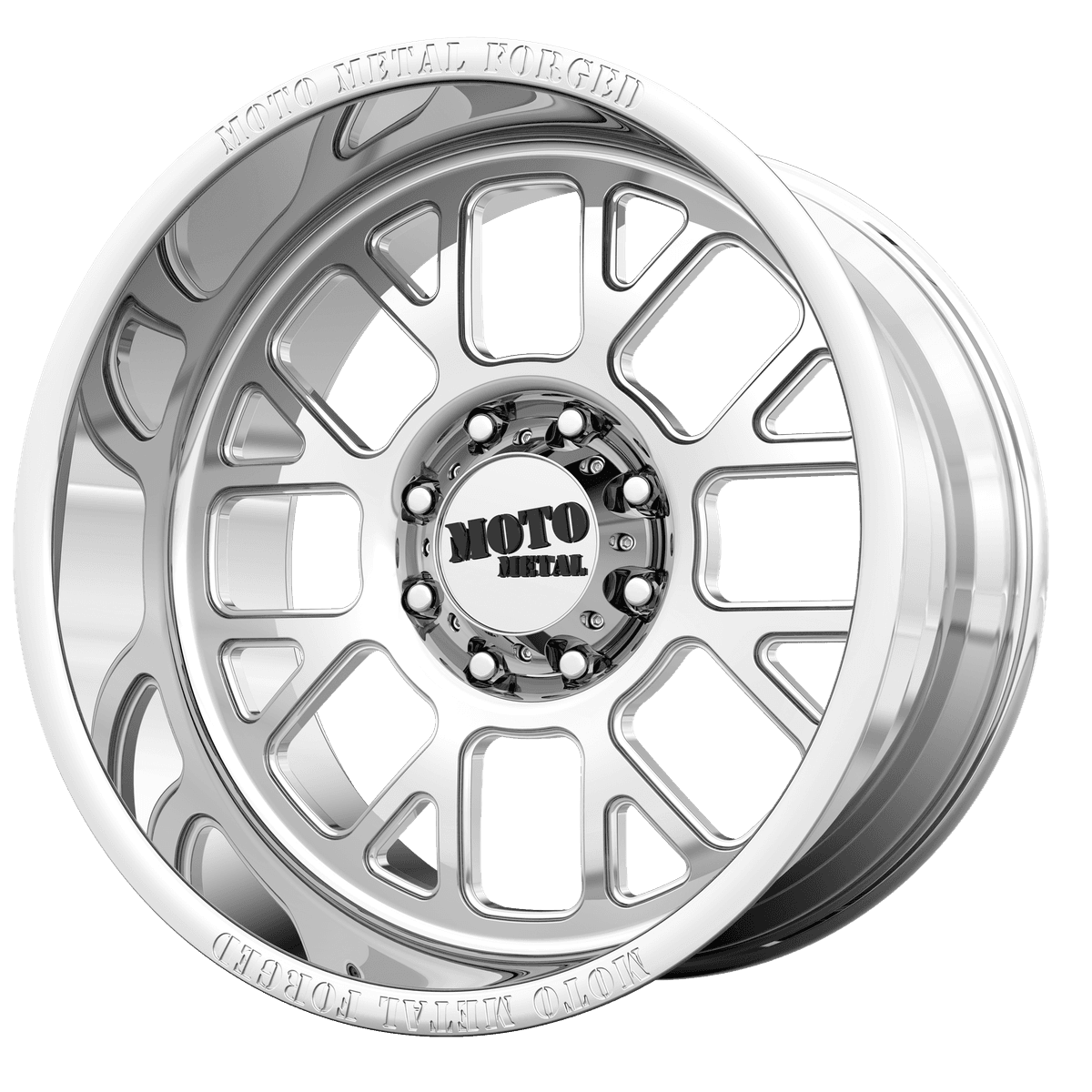 Moto Metal MO404 MO40420400L176N - MO404 20X14 BLANK POLISHED -76MM (165-180)