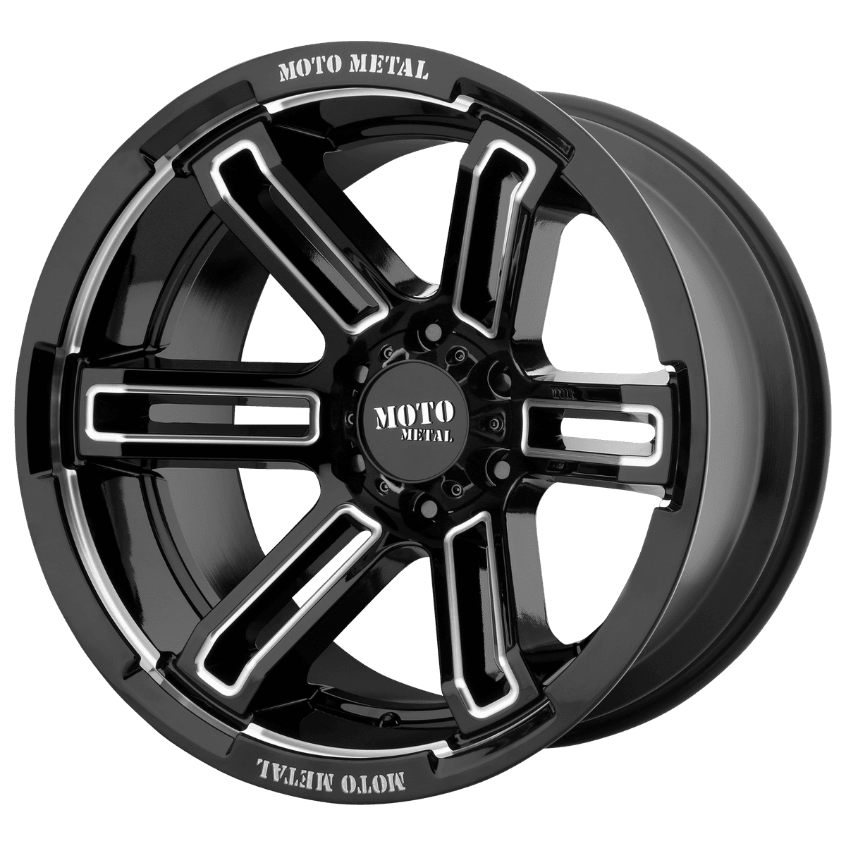Moto Metal MO991 RUKUS MO99129077300 - MO991 20X9 6X120 G-BLK MILL 00MM