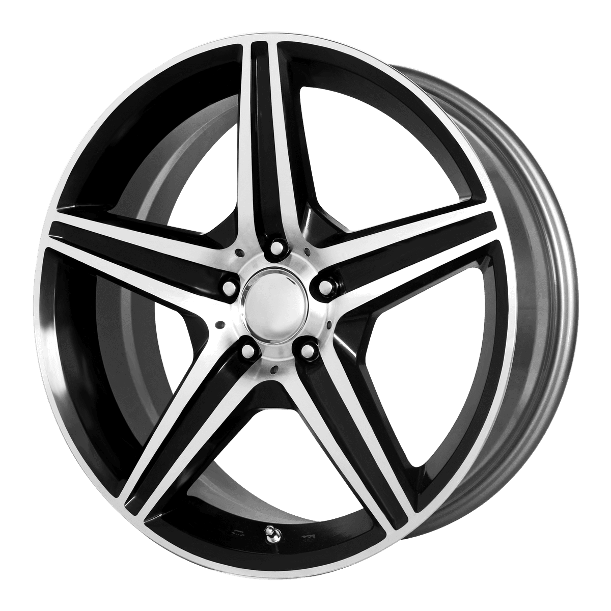 Performance Replicas PR115 115B-984435 - PR115 19X8.5 5X112 G-BLK MACH-LP 35MM