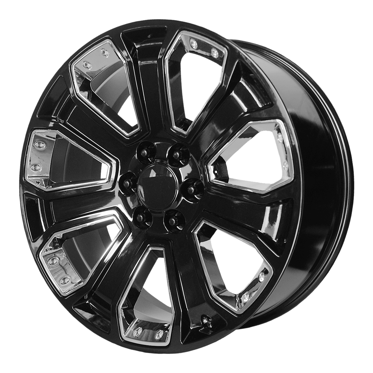 Performance Replicas PR162 162GC-2295824 - PR162 22X9 6X5.5 G-BLK CHR ACC 24MM