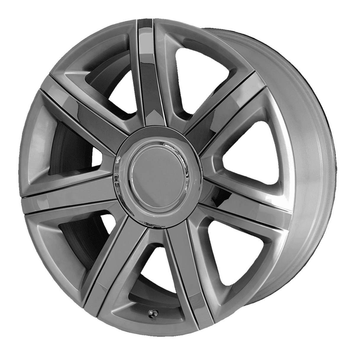 Performance Replicas PR164 164H-2295824 - PR164 22X9 6X5.5 SLV W/ CHR ACC 24MM