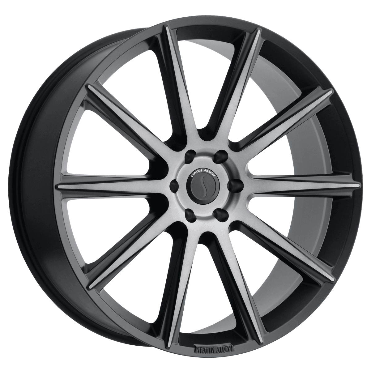 Status ZEUS 2495ZUS155115B76 - STZUS 24X9.5 5X115 CARB-GRPHT 15MM