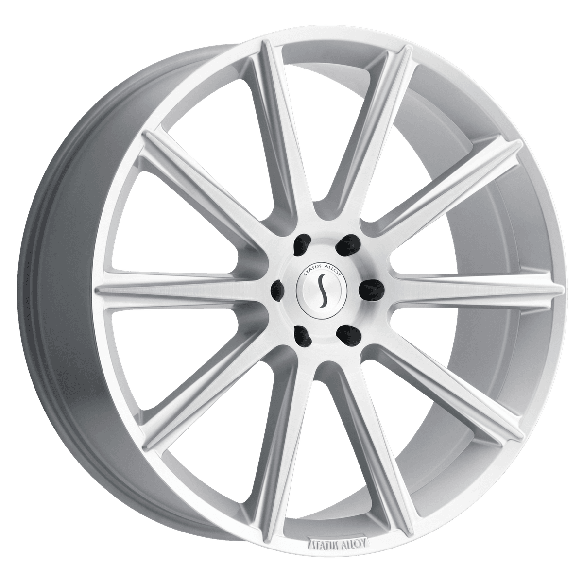 Status ZEUS 2495ZUS155115S76 - STZUS 24X9.5 5X115 SLV BRSH-FC 15MM
