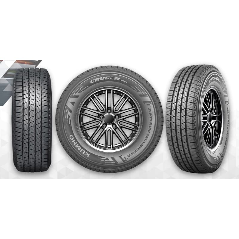 Misc Brands LT215/85R16 115R SL 10PLY E KUMHO CRUGEN HT51 3PMS undefined - undefined